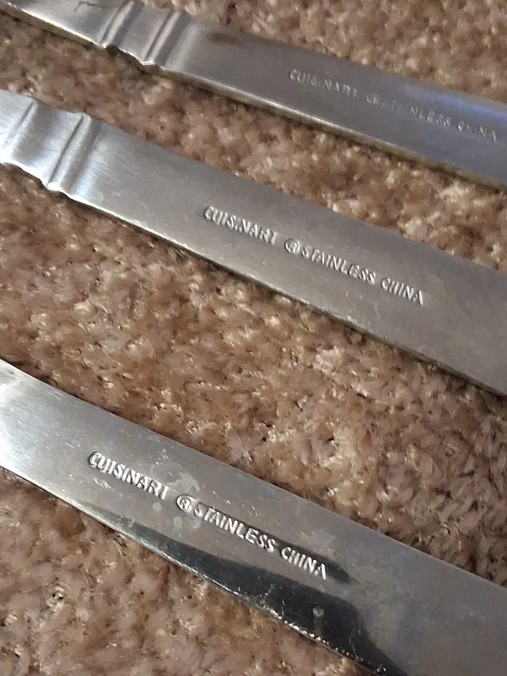 Cuisinart Silver Stainless Steel 3-Piece Serving Spoon Set